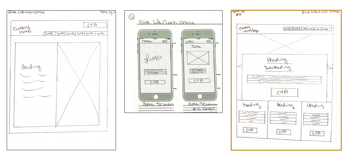 Homepage Sketch